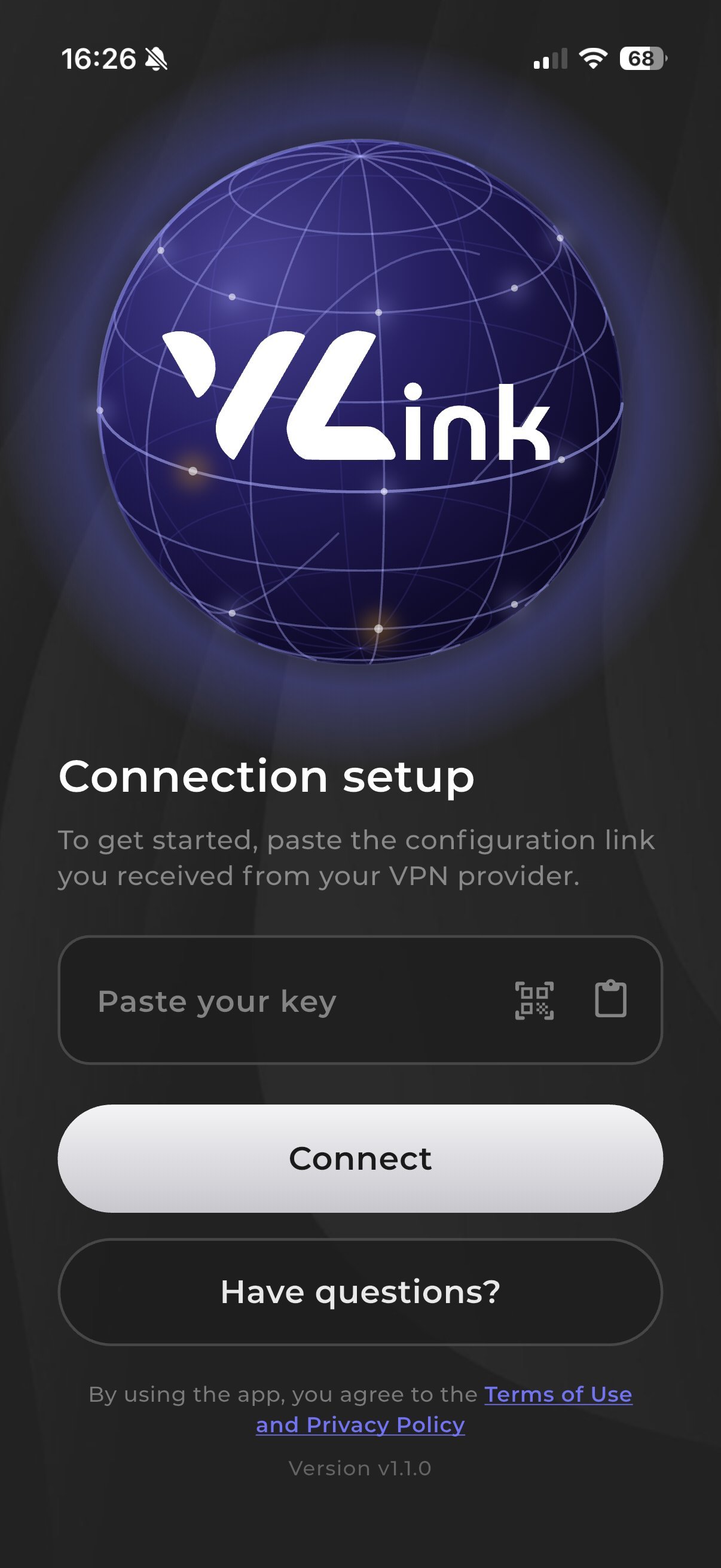 First run: paste your subscription key
